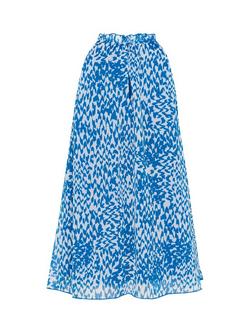 Saint Tropez Kesia Abstract Sleeveless Top, Blue/Multi - view 2, Blue/Multi