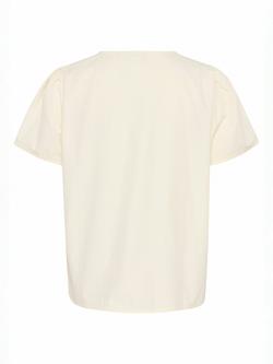 Saint Tropez Kitty Tie Neck Top, Winter White - view 2, Winter White