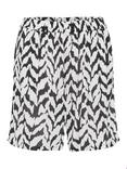 Saint Tropez Vega Monochrome Strokes Shorts, Black/Multi