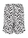 Saint Tropez Vega Monochrome Strokes Shorts, Black/Multi