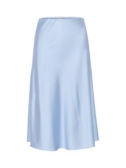 Saint Tropez Disa A-Line Midi Skirt, Chambray Blue, Chambray Blue
