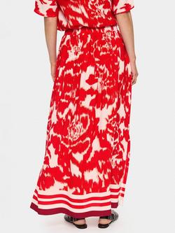 Saint Tropez Khloe Floral Flared Maxi Skirt, Red/Multi - view 2, Red/Multi