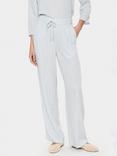 Saint Tropez Katha Stripe Straight Trousers, Blue Fog/Multi