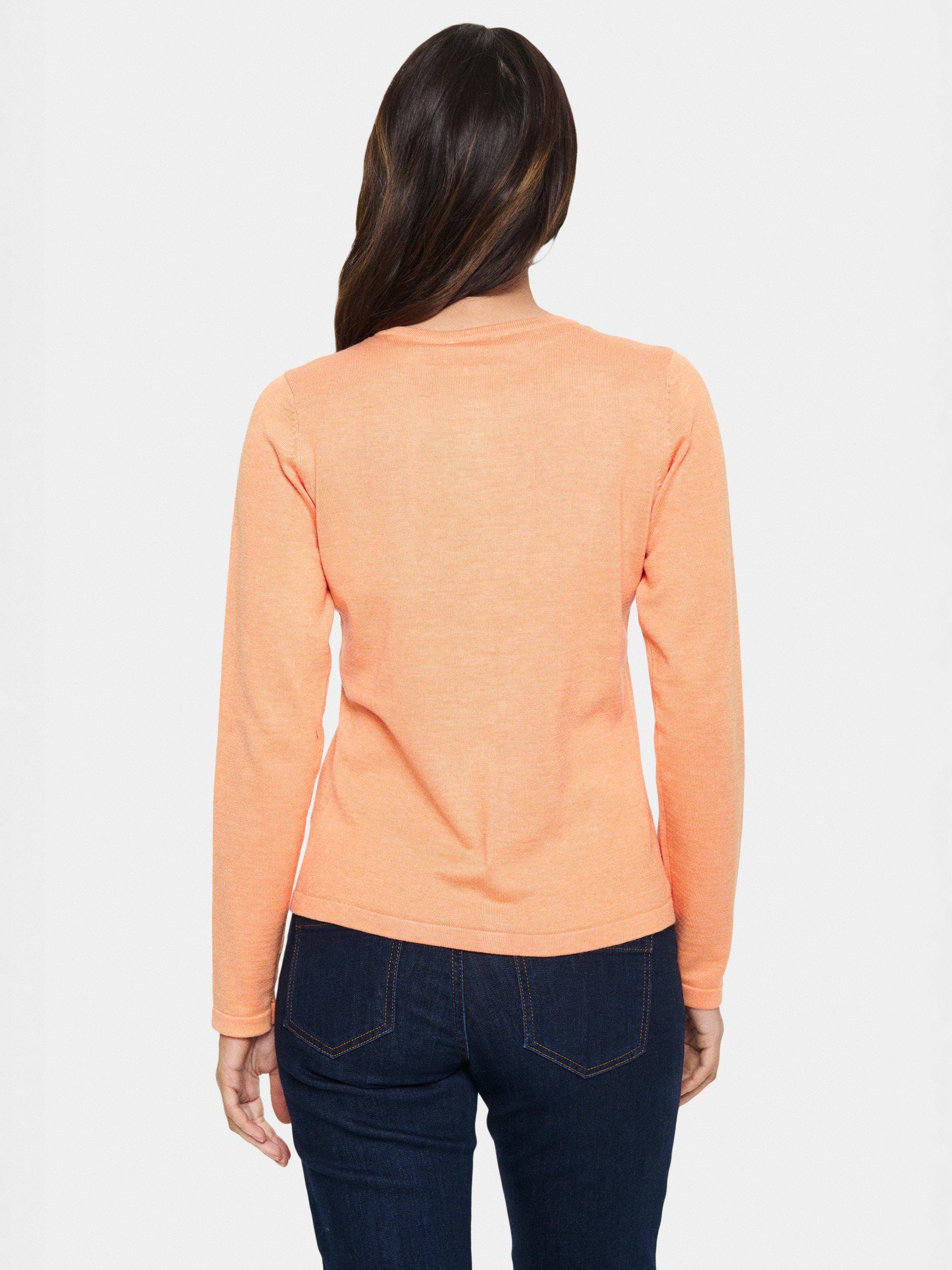 Product image 2 of 6, which shows Saint Tropez Mila Round Neck Long Sleeve Cardigan, Bird Of Paradise, XS