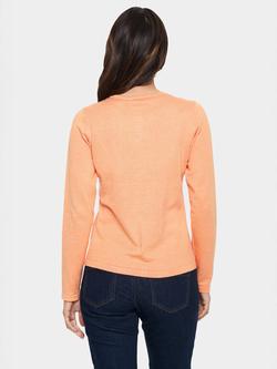 Saint Tropez Mila Round Neck Long Sleeve Cardigan - view 2, Bird Of Paradise