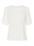 Saint Tropez Konstansia Textured Short Sleeve Jumper, White