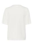 Saint Tropez Konstansia Textured Short Sleeve Jumper, White