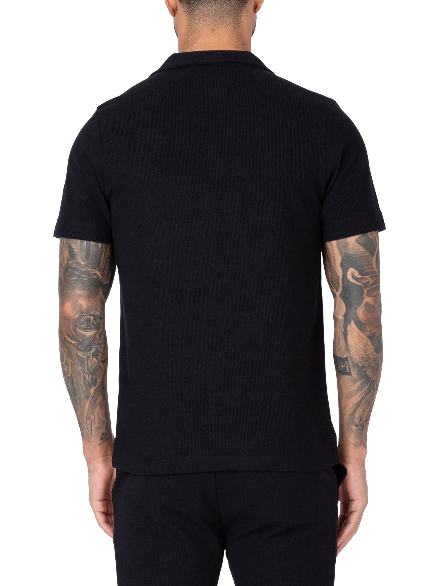 Product image 2 of 6, which shows LUKE 1977 Maderas Polo Shirt, Black, XS