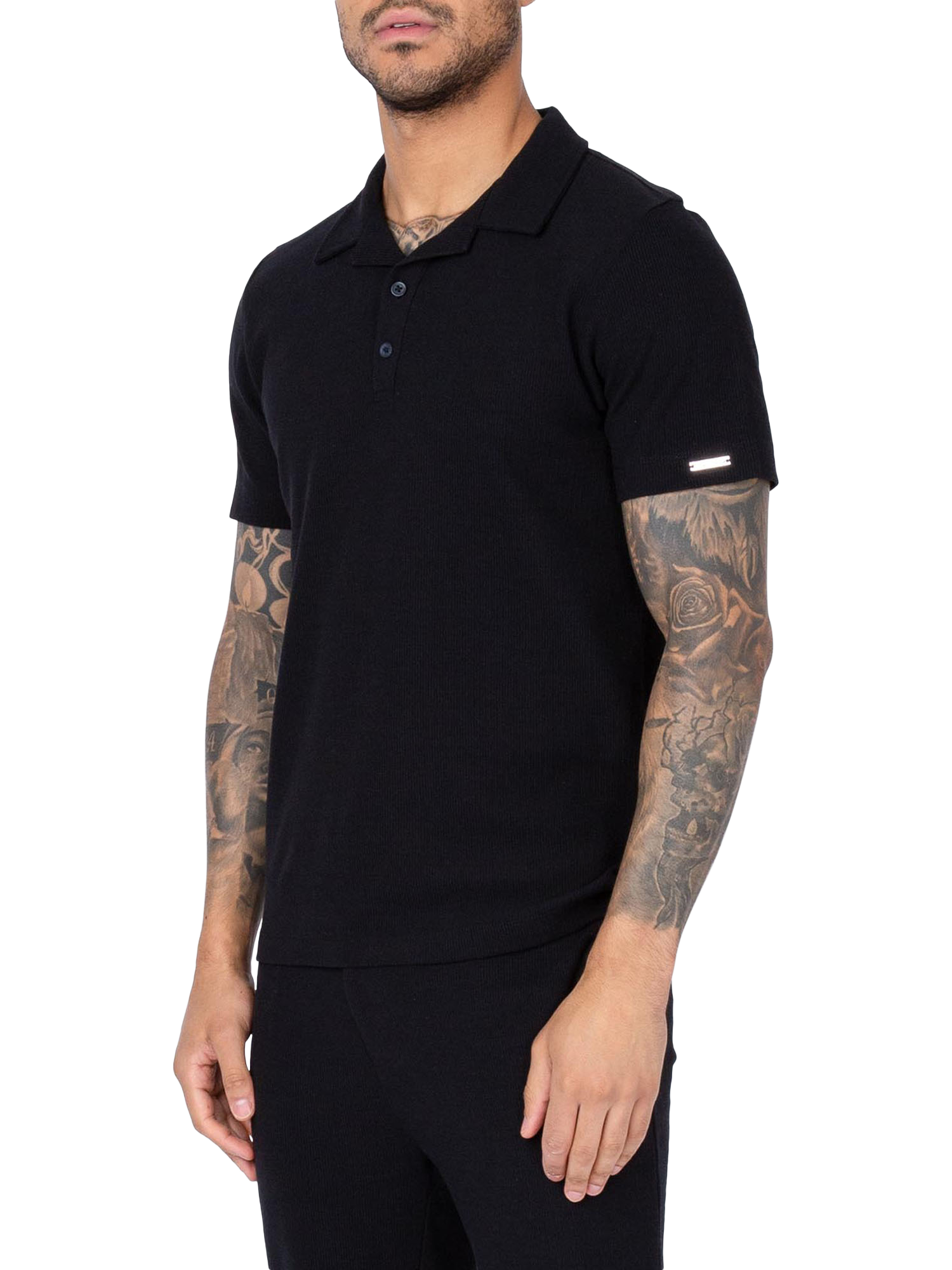 Product image 3 of 6, which shows LUKE 1977 Maderas Polo Shirt, Black, XS