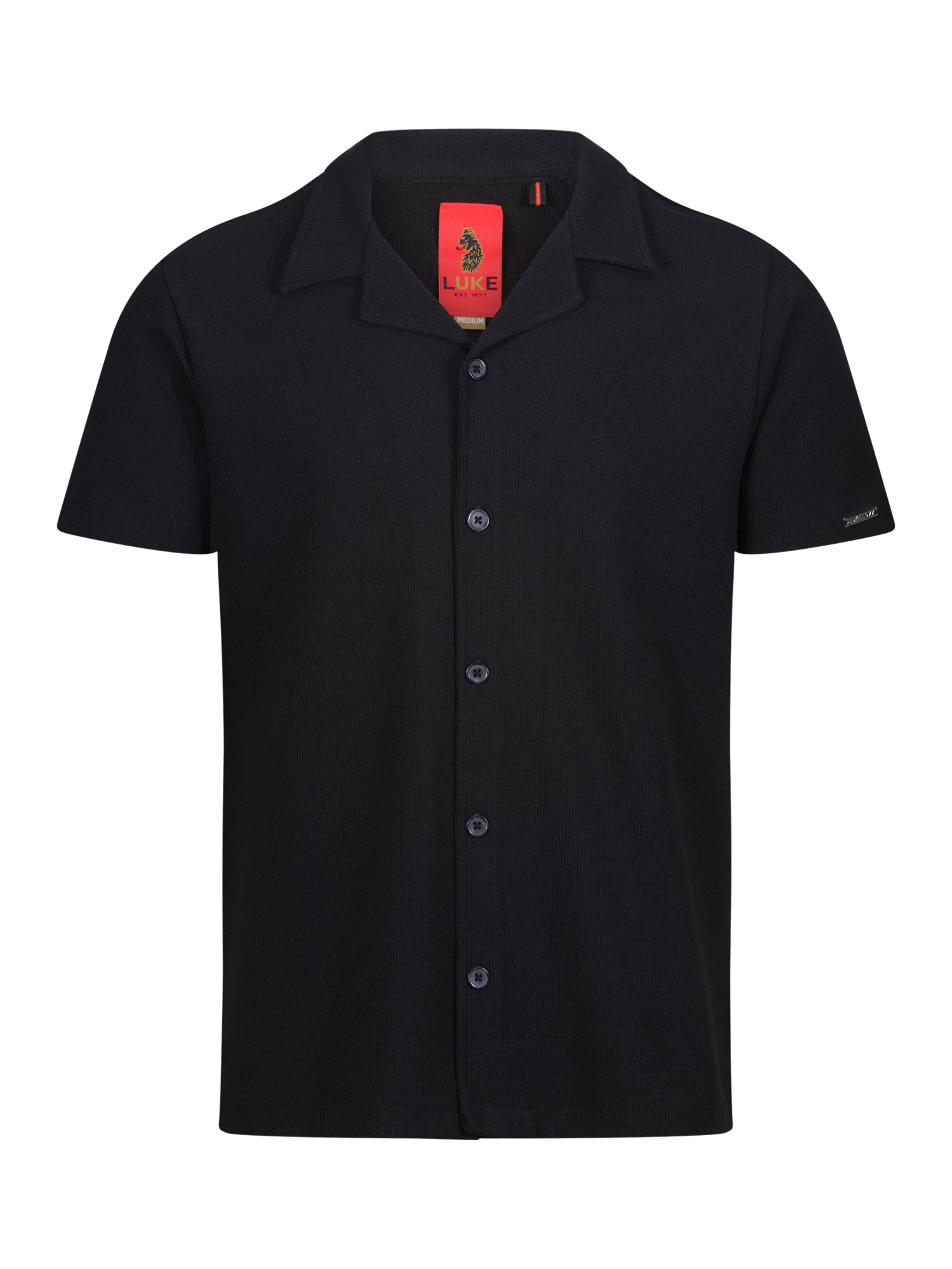 Product image 4 of 6, which shows LUKE 1977 Pacaya Polo Shirt, Black, XS