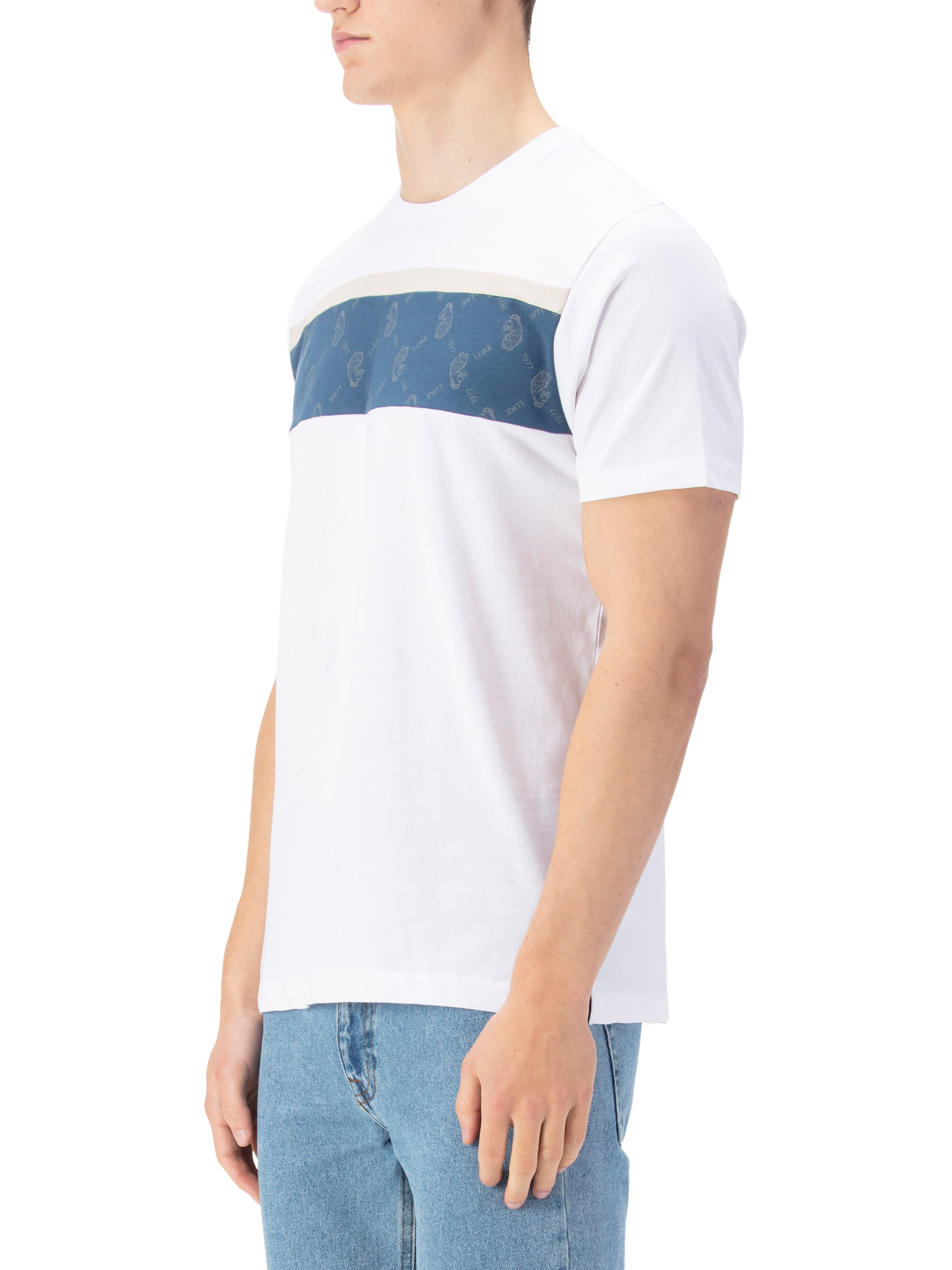 Product image 3 of 11, which shows LionsDenWhtDnBlu WH XS