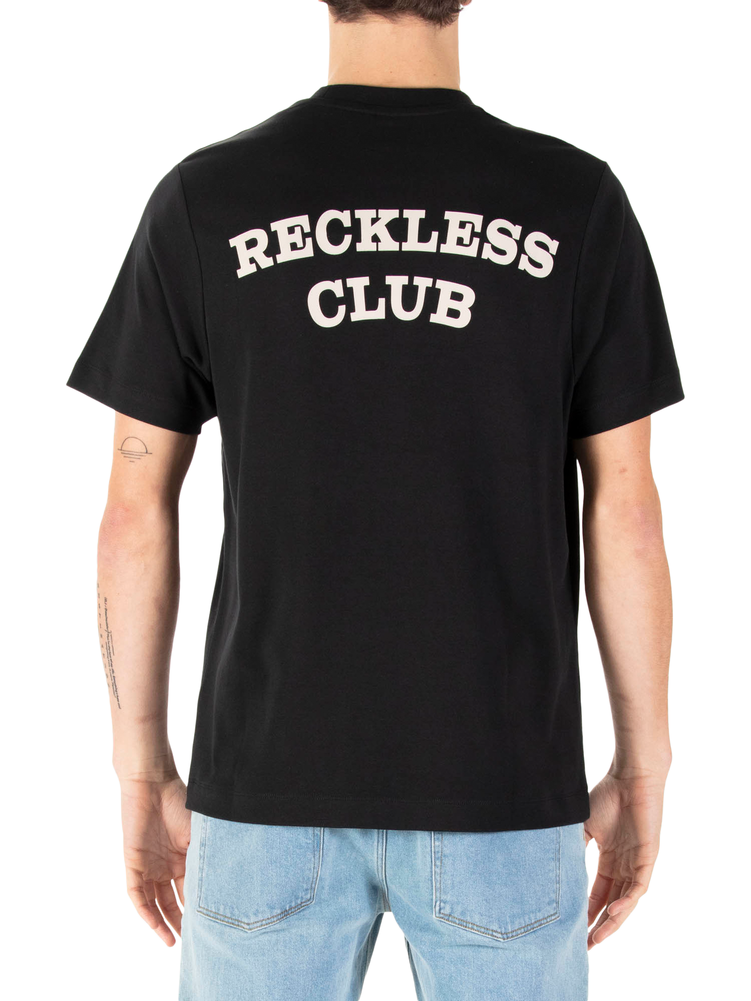 Product image 2 of 6, which shows LUKE 1977 Reckless Cotton T-Shirt, Black, XS