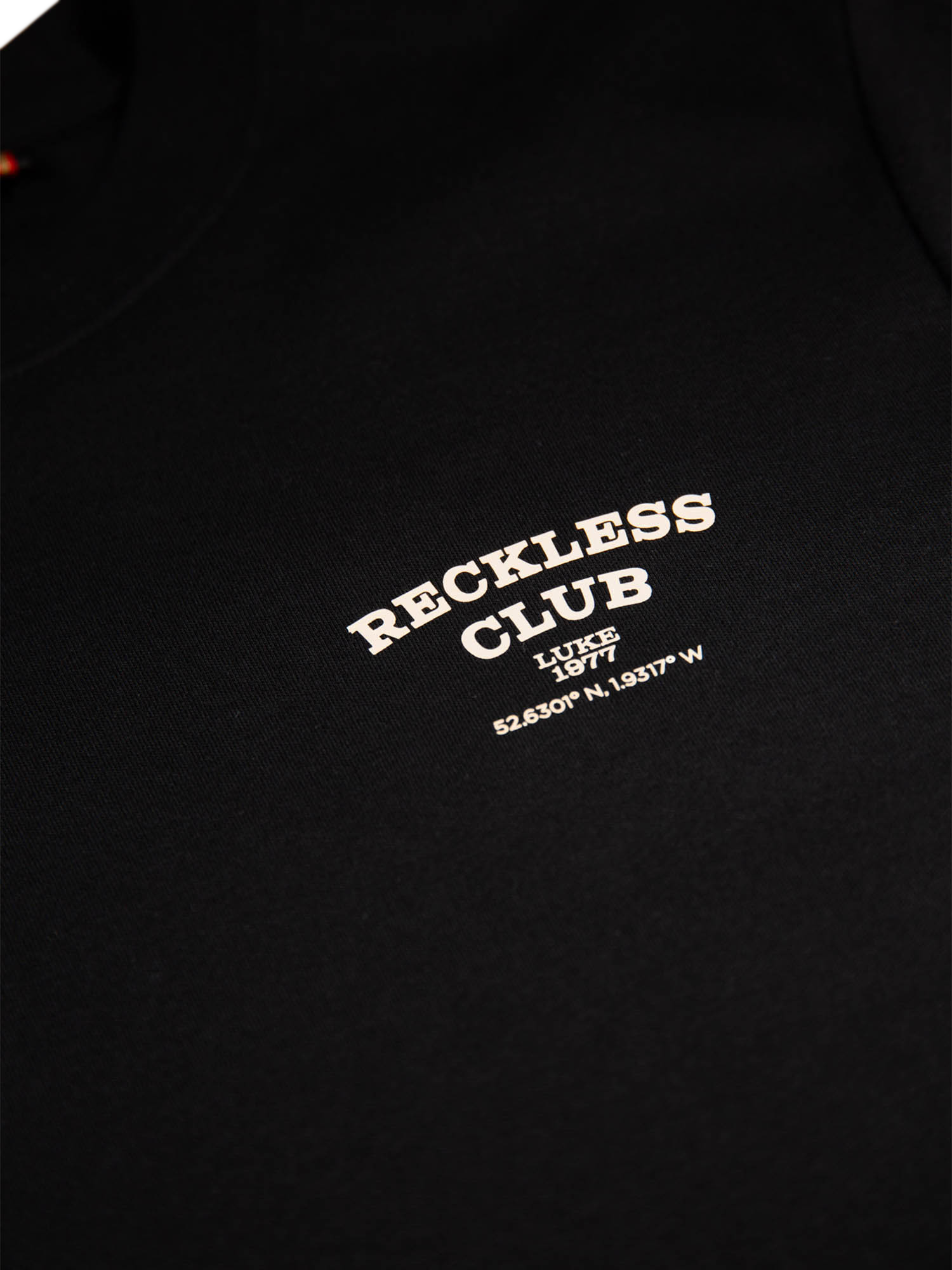 Product image 6 of 6, which shows LUKE 1977 Reckless Cotton T-Shirt, Black, XS