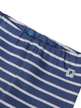 Polarn O. Pyret Baby Striped Leggings, Blue