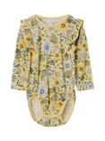 Polarn O. Pyret Baby Meadow Babygrow, Yellow