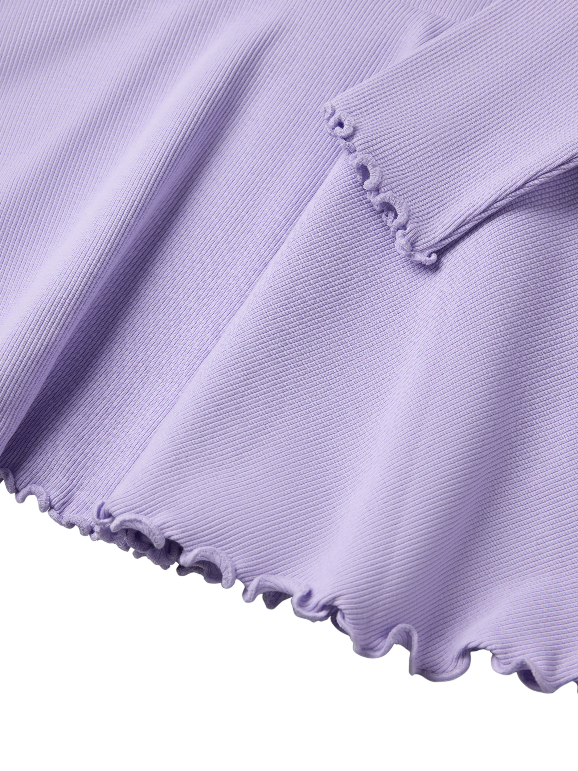 Product image 3 of 3, which shows Polarn O. Pyret Baby Rib Dress, Purple, 6-9 months