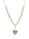 Stych Kids' Birthstone & Month Charm Necklace, February