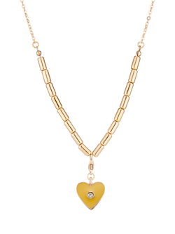 Stych Kids' Birthstone & Month Charm Necklace - view 2, November