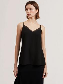 Ted Baker Lulea Chiffon Insert Cami Top, Black