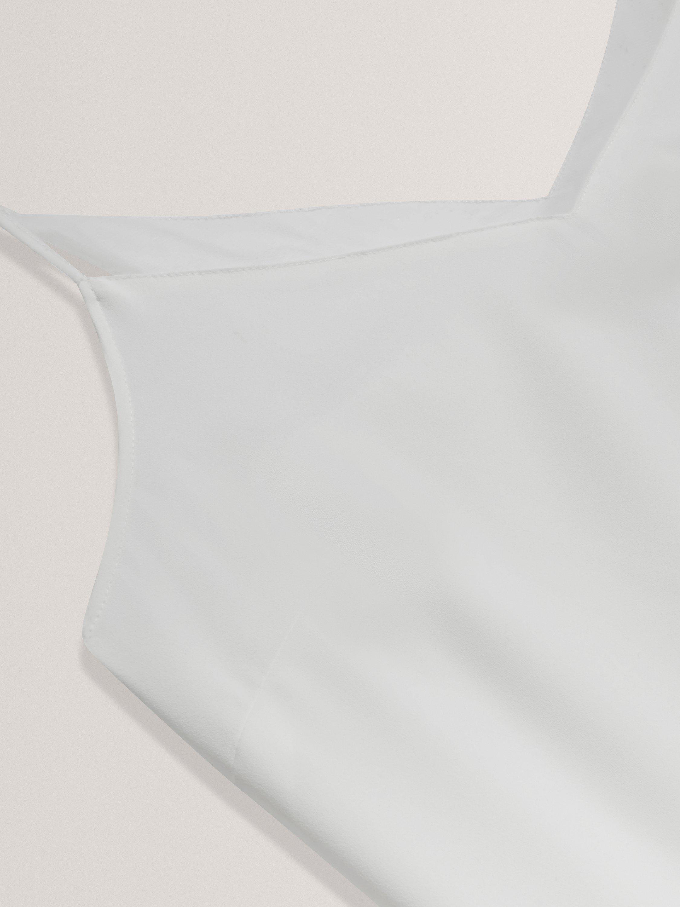 Product image 5 of 6, which shows Ted Baker Lulea Chiffon Insert Cami Top, White, 10