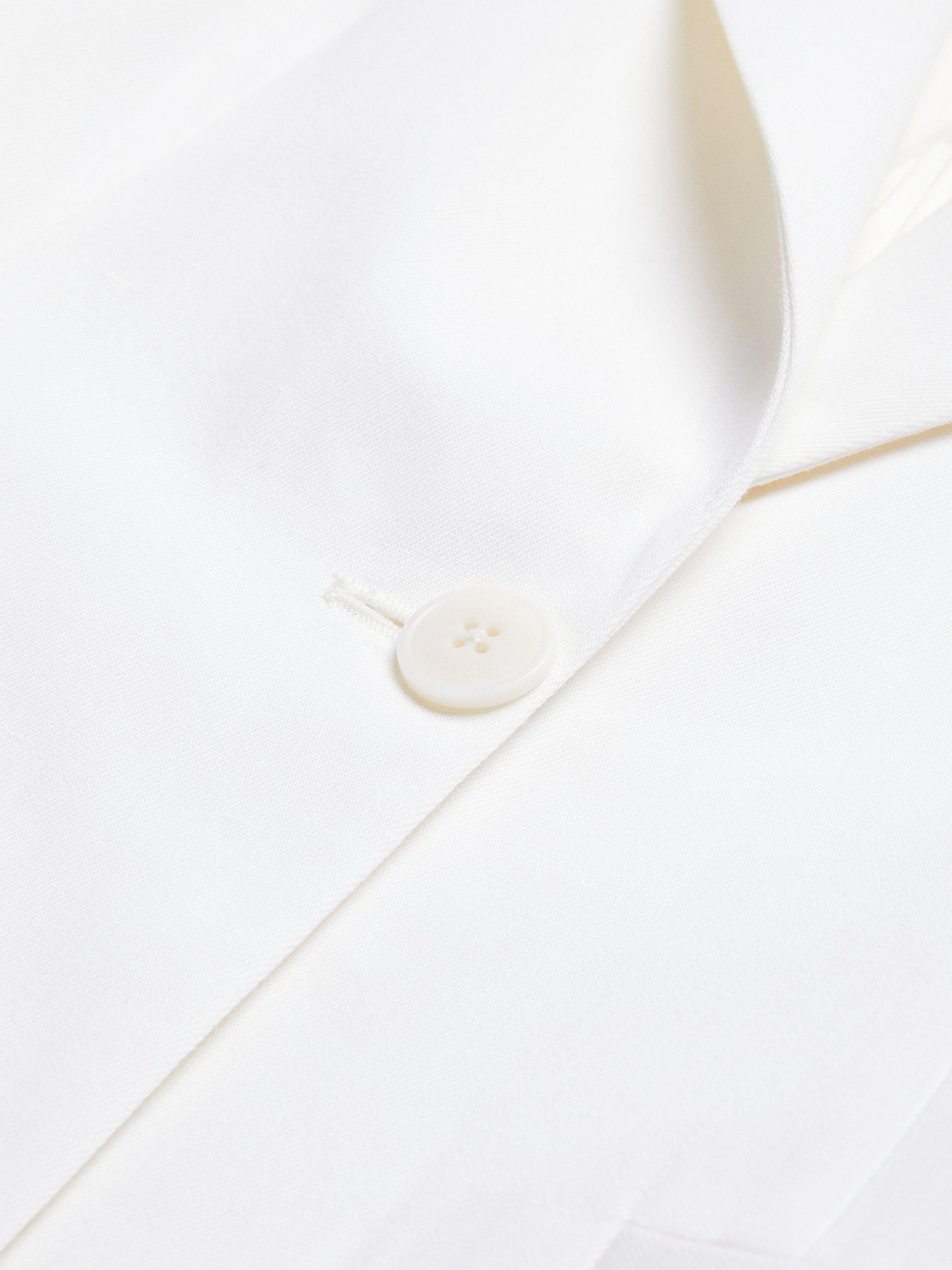 Product image 5 of 6, which shows Ted Baker Musub Linen Blend Tailored Jacket, White, 8
