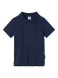 Polarn O. Pyret Kids' Organic Cotton Polo Shirt