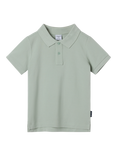 Polarn O. Pyret Kids' Organic Cotton Polo Shirt, Green