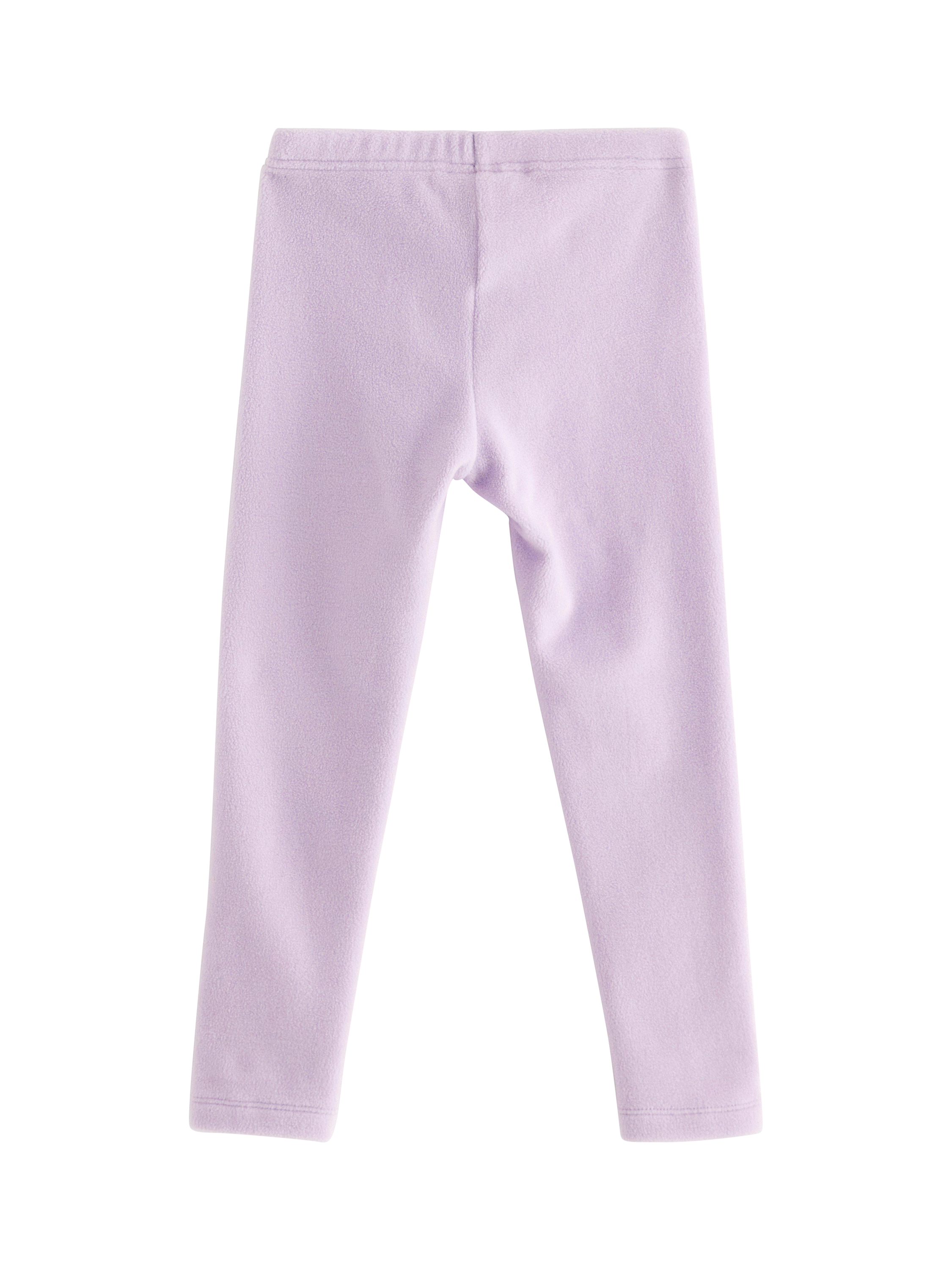 Product image 5 of 6, which shows Lindex Baby Fleece Leggings, Light Lilac, 4-5 years