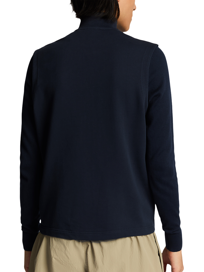 Product image 2 of 5, which shows Lyle & Scott Tonal Hybrid Gilet, Dark Navy, XS