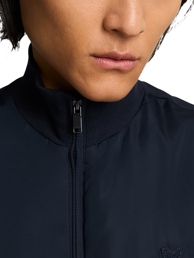 Product image 5 of 5, which shows Lyle & Scott Tonal Hybrid Gilet, Dark Navy, XS