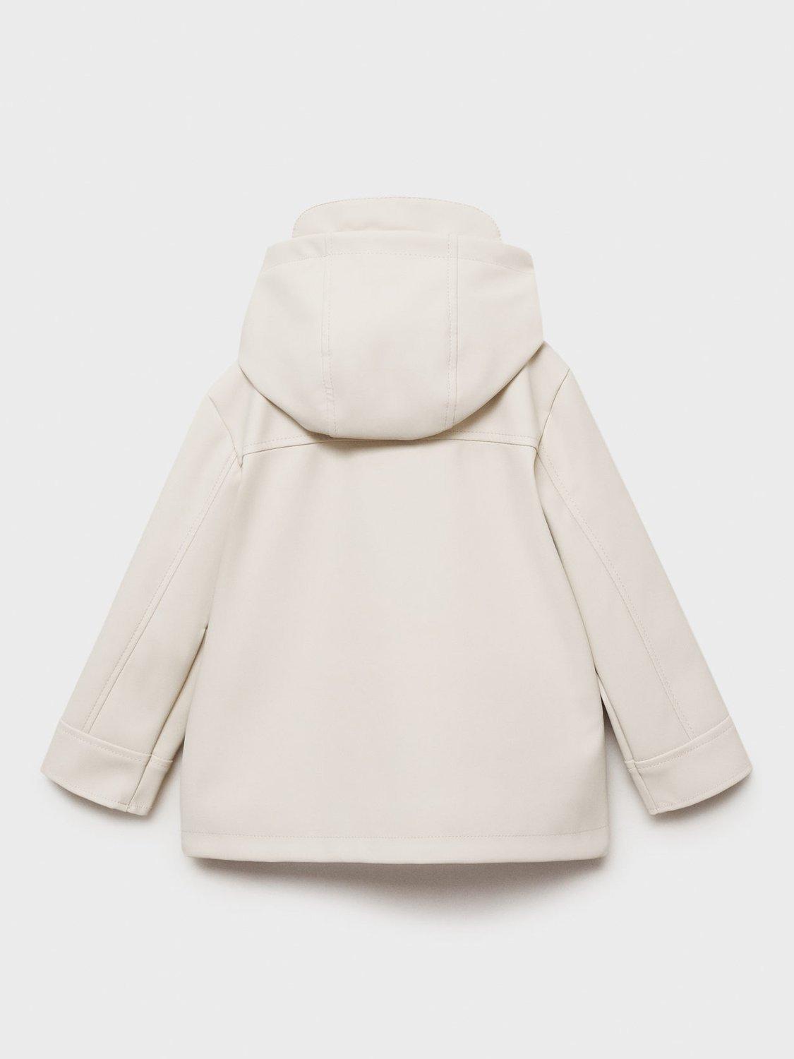 Product image 2 of 4, which shows Mango Kids' Rafa Jacket, Natural White, 12-18 months