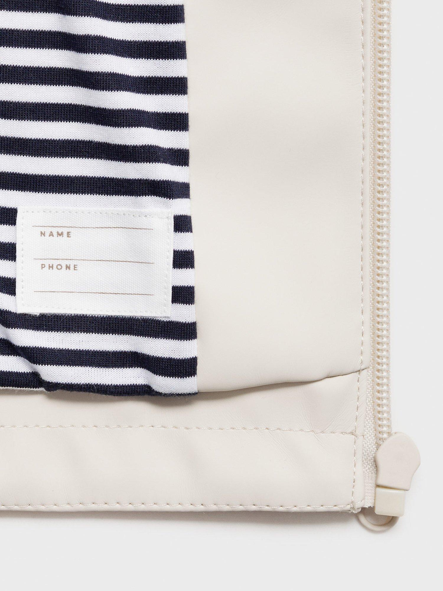 Product image 4 of 4, which shows Mango Kids' Rafa Jacket, Natural White, 12-18 months