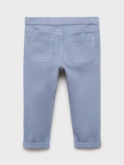 Mango Kids' Limon Trousers, Medium Blue - view 2, Medium Blue