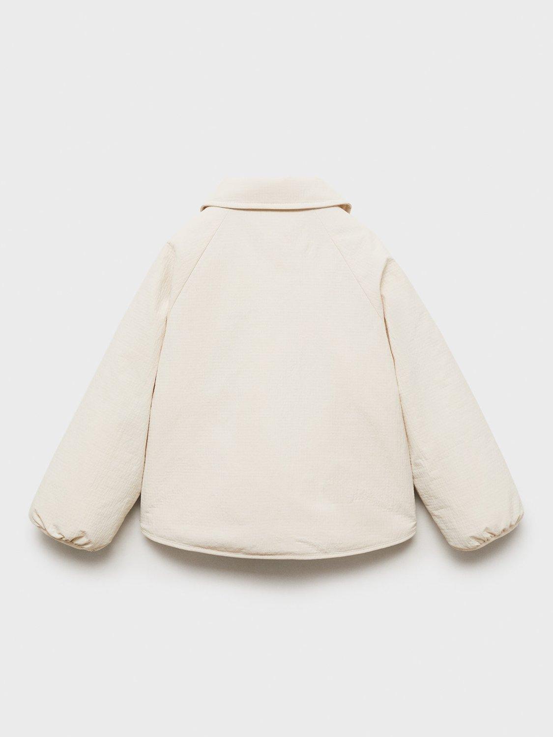 Product image 2 of 4, which shows Mango Kids' Aladinb Jacket, Natural White, 2-3 years