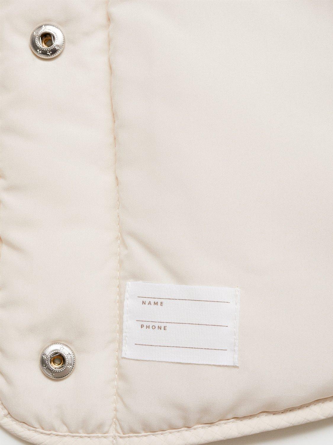 Product image 3 of 4, which shows Mango Kids' Aladinb Jacket, Natural White, 2-3 years