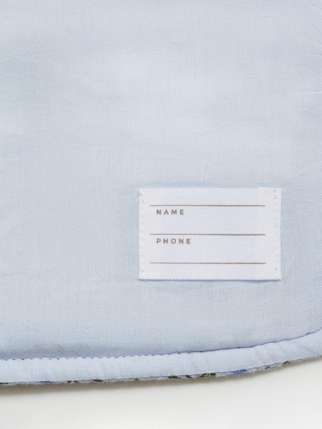Product image 3 of 4, which shows Mango Kids' Nantes Floral Print Jacket, Blue, 12-18 months