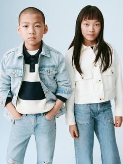 Mango Kids' Musa Jacket, Light Beige, Light Beige