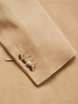 Mango Amalfi Linen Blazer - view 2, Beige Natural