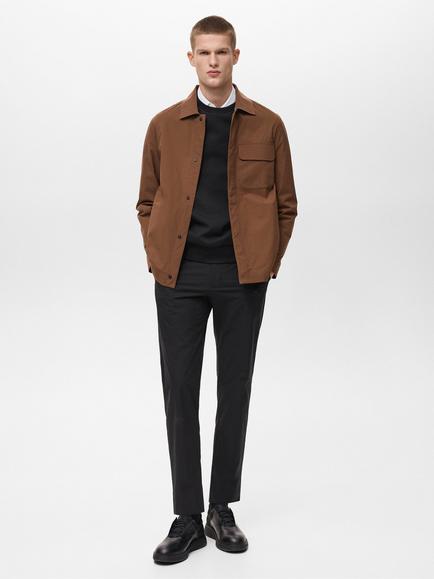 Mango Due Shacket, Mid Brown - view 2, Mid Brown