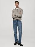 Mango Bob Regular Fit Jeans, Navy