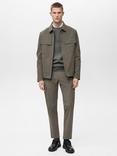 Mango Ozen Cargo Trousers, Medium Green