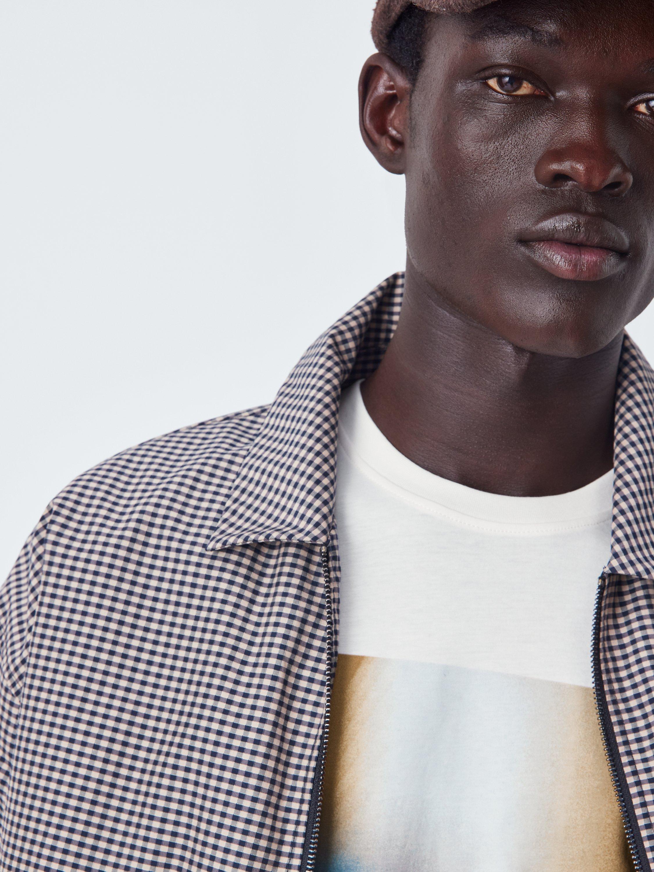 Product image 5 of 6, which shows Kin Cotton Regular Fit Abstract Graphic T-Shirt, Cloud Dancer, S