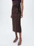 Mango Pareo Wrap Midi Skirt