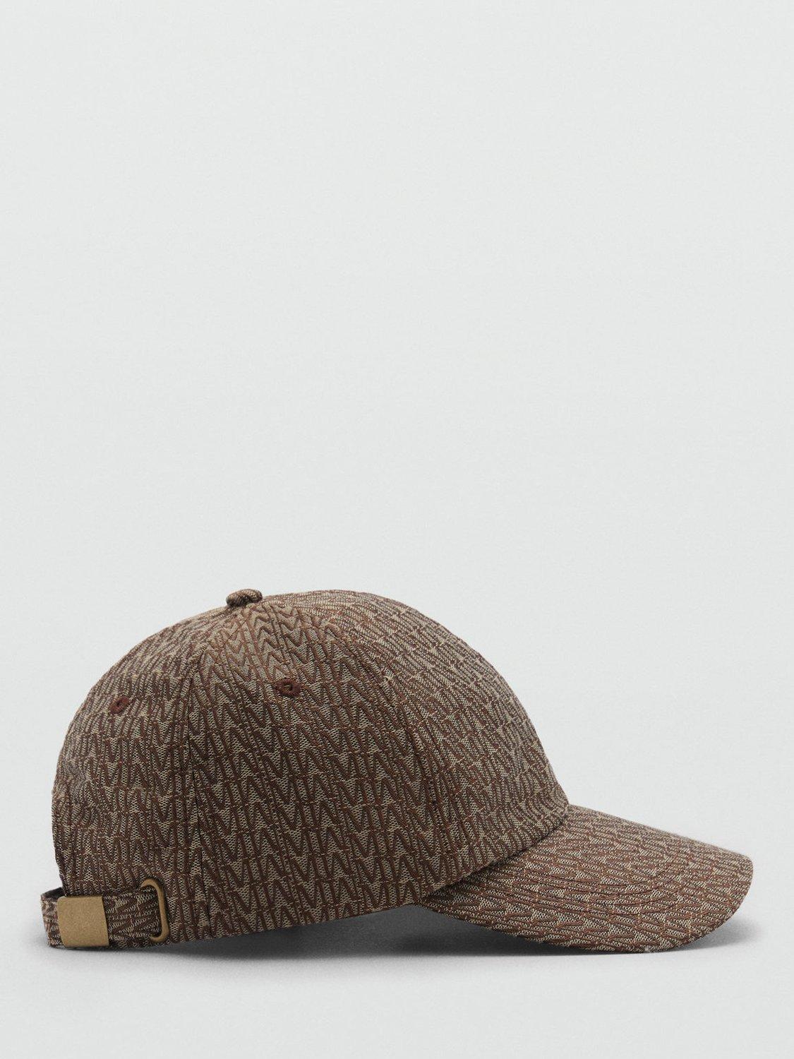 Mango Jack Logo Baseball Cap, Brown