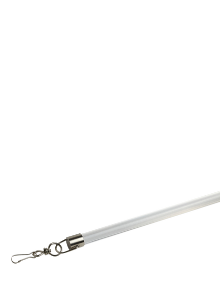 Speedy Products Acrylic Curtain Draw Rod, Pack of 2, Clear, Clear