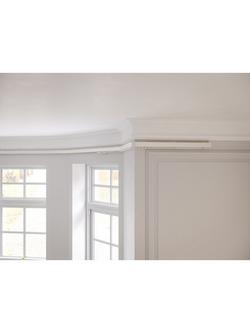 Speedy Products Aluminium Uncorded Contour Curtain Track, White - view 2, White