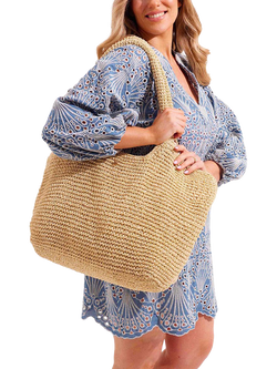 Seaspray Dominica Woven Bag - view 2, Natural