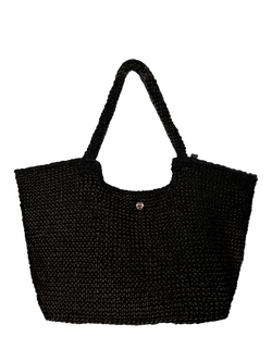 Seaspray Dominica Woven Bag, Black