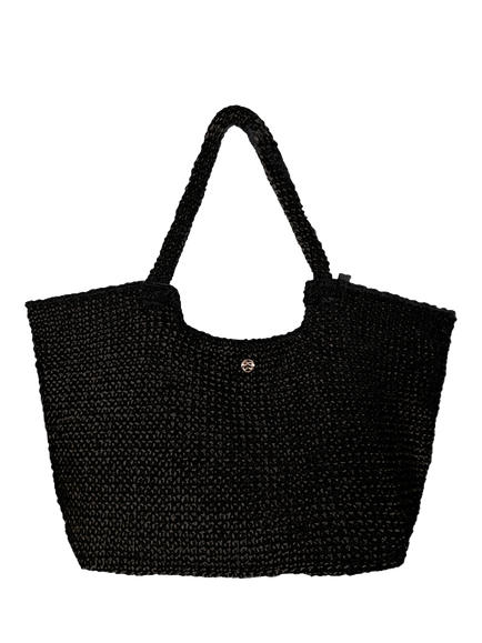 Seaspray Dominica Woven Bag, Black