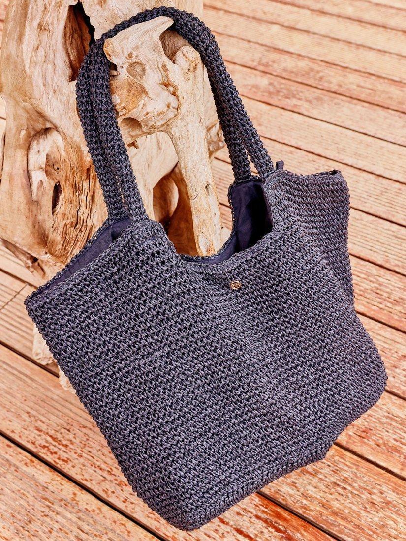 Product image 3 of 4, which shows Seaspray Dominica Woven Bag, Black, One Size